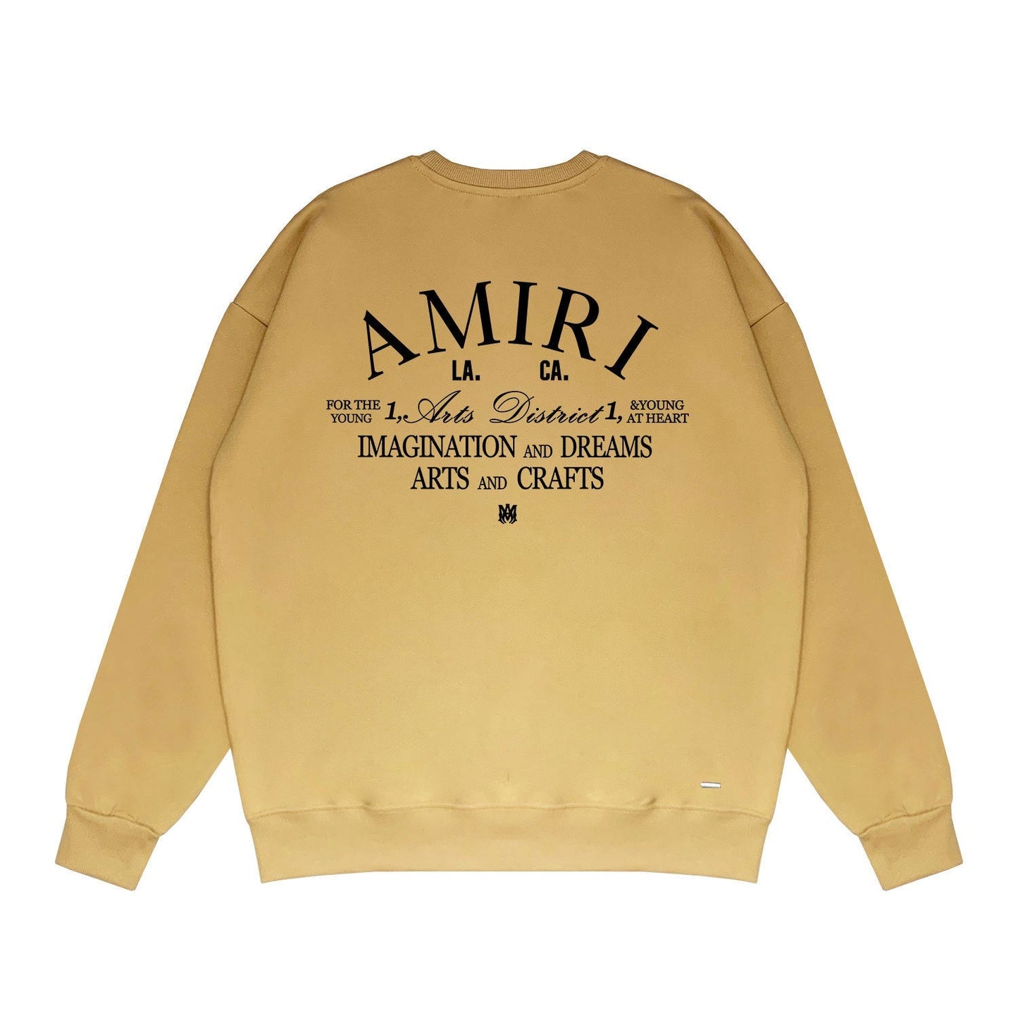Amiri Long Sleeved Shirt Fashion Brand Crew Sweatshirts round Neck Sweater