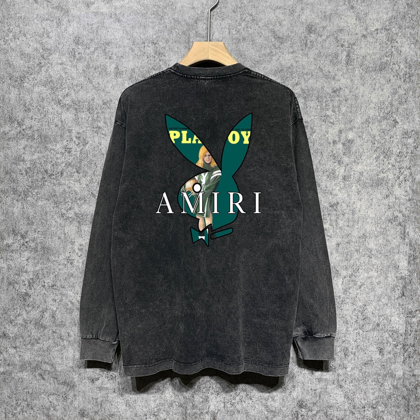 Amiri Long-Sleeve Shirt Vintage Long Sleeve T-shirt