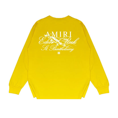 Amiri Long Sleeve Shirt Long Sleeve Long-Sleeved T-Shirt Blouse