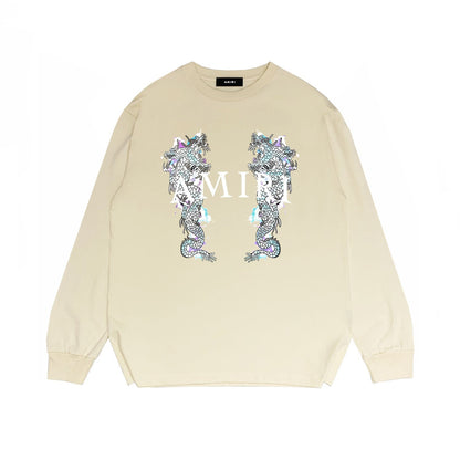 Amiri Long Sleeve Shirt Long Sleeve Long-Sleeved T-Shirt Blouse