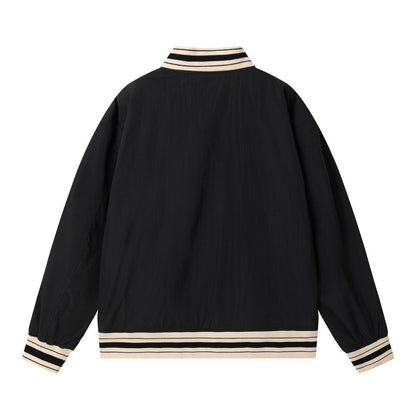 Amiri Jacket 2024 Spring and Autumn New AMI Embroidered Letter Pattern Baseball Jacket Jacket Men's and Women's Same Piece Wholesale