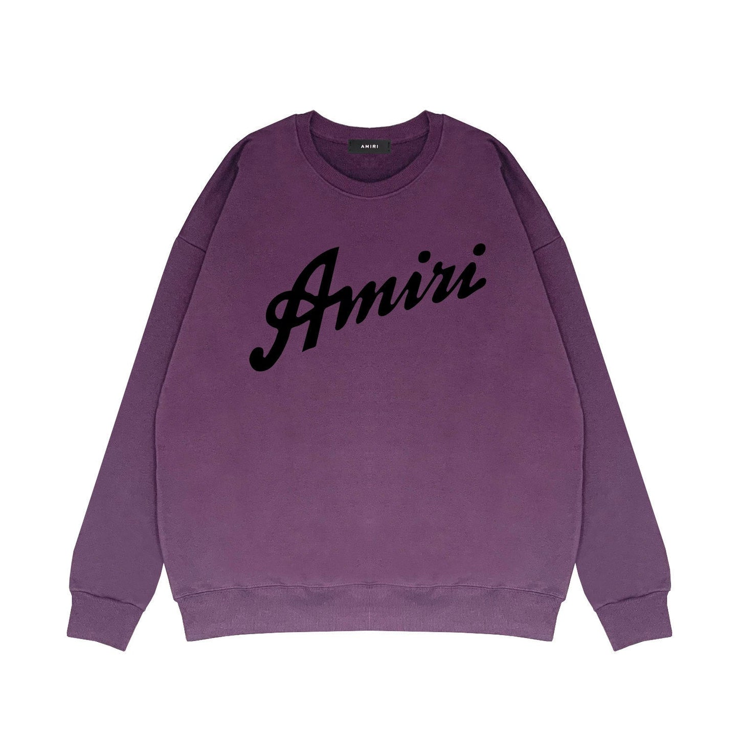 Amiri Long Sleeved Shirt Fashion Brand Crew Sweatshirts round Neck Sweater