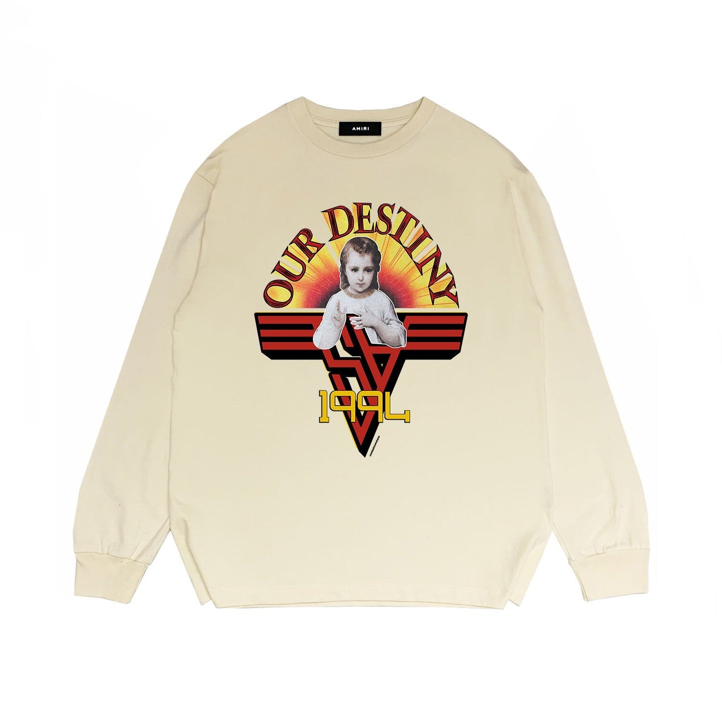Amiri Long Sleeve Shirt Long Sleeve Long-Sleeved T-Shirt Blouse