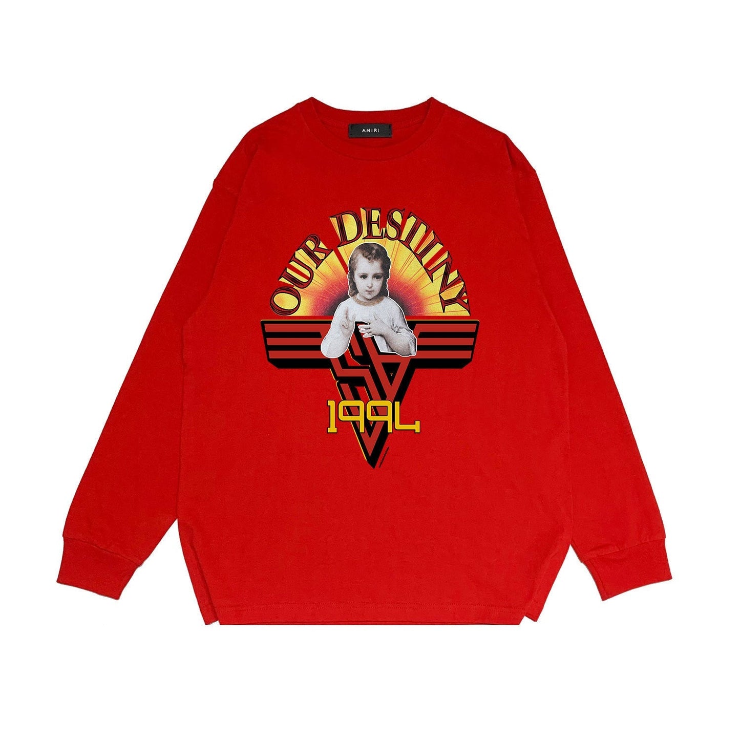 Amiri Long Sleeve Shirt Long Sleeve Long-Sleeved T-Shirt Blouse