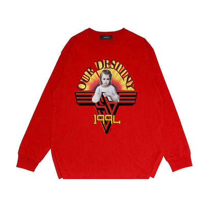 Amiri Long Sleeve Shirt Long Sleeve Long-Sleeved T-Shirt Blouse