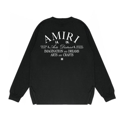 Amiri Long Sleeve Shirt Long Sleeve Long-Sleeved T-shirt Blouse