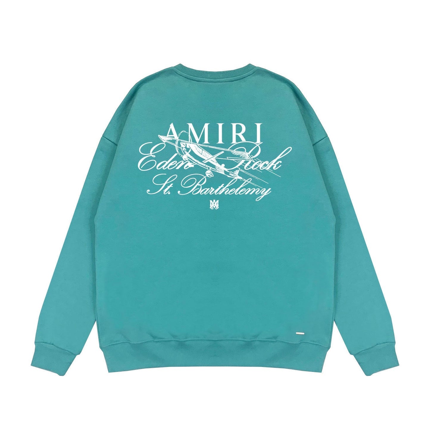 Amiri Long Sleeved Shirt Fashion Brand Crew Sweatshirts round Neck Sweater