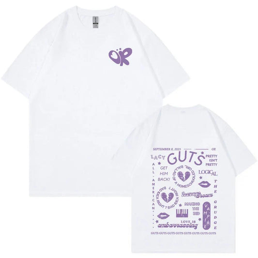 2024 New Sour Guts Vampire Tee Shirt Men Women Hip Hop