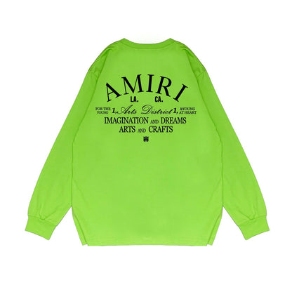 Amiri Long Sleeve Shirt Long Sleeve Long-Sleeved T-shirt Blouse