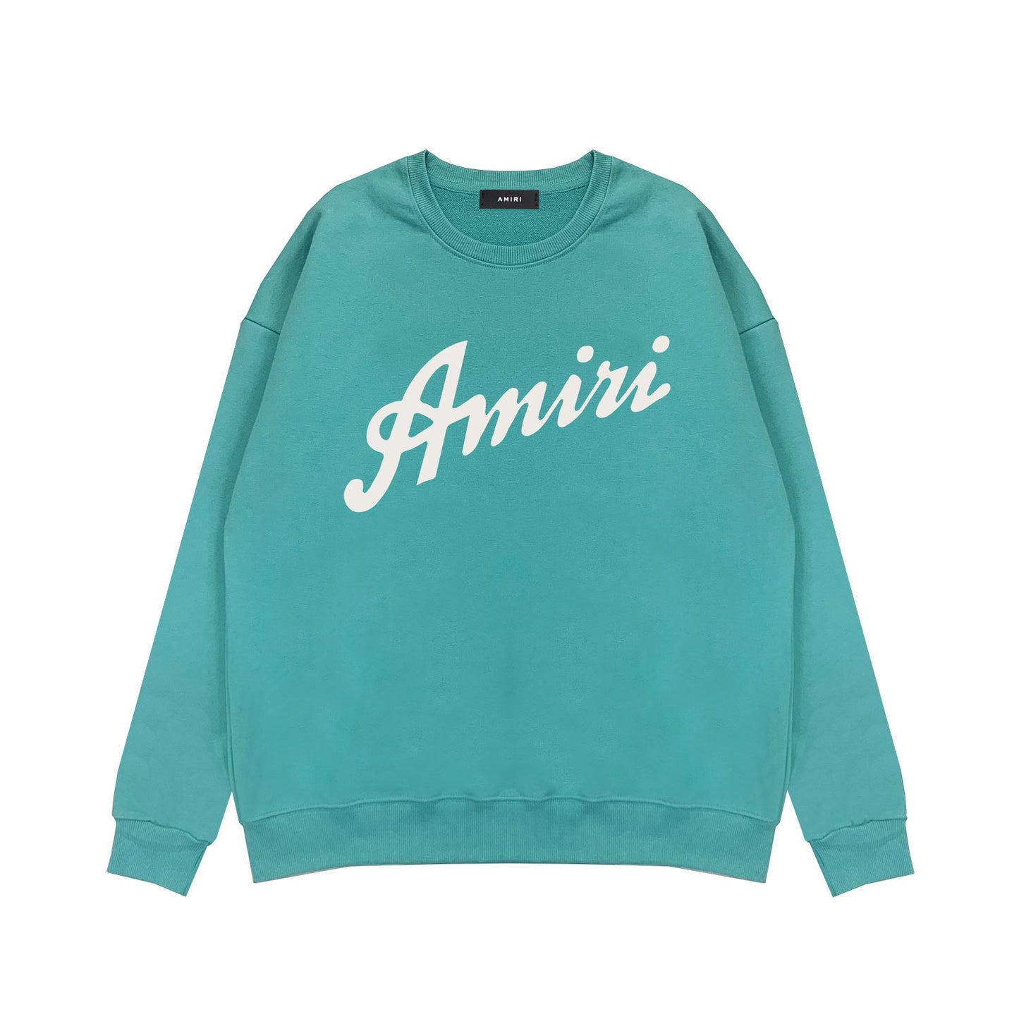 Amiri Long Sleeved Shirt Fashion Brand Crew Sweatshirts round Neck Sweater