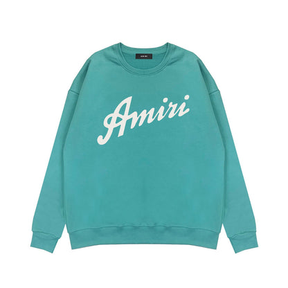 Amiri Long Sleeved Shirt Fashion Brand Crew Sweatshirts round Neck Sweater