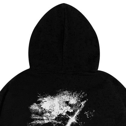 Amiri Hoodie FOG American pattern hooded sweater for men and women