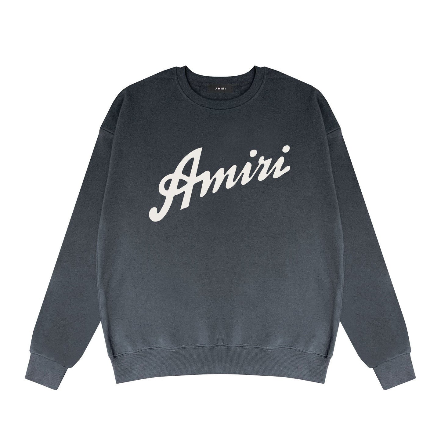 Amiri Long Sleeved Shirt Fashion Brand Crew Sweatshirts round Neck Sweater