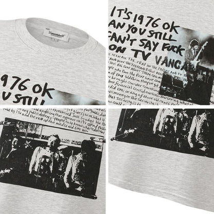 American vintage street T-shirt retro men's summer loose casual half-sleeved shirt