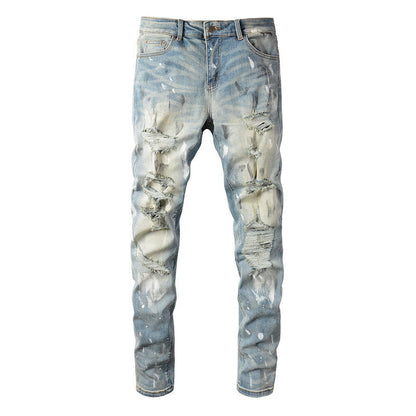 Amiri Jeans Hole & Patch Slim Fit #6530