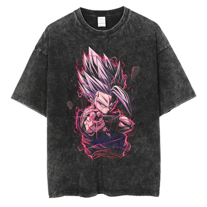 2024Hip Hop Summer Vintage T-Shirt Men Streetwear Japanese