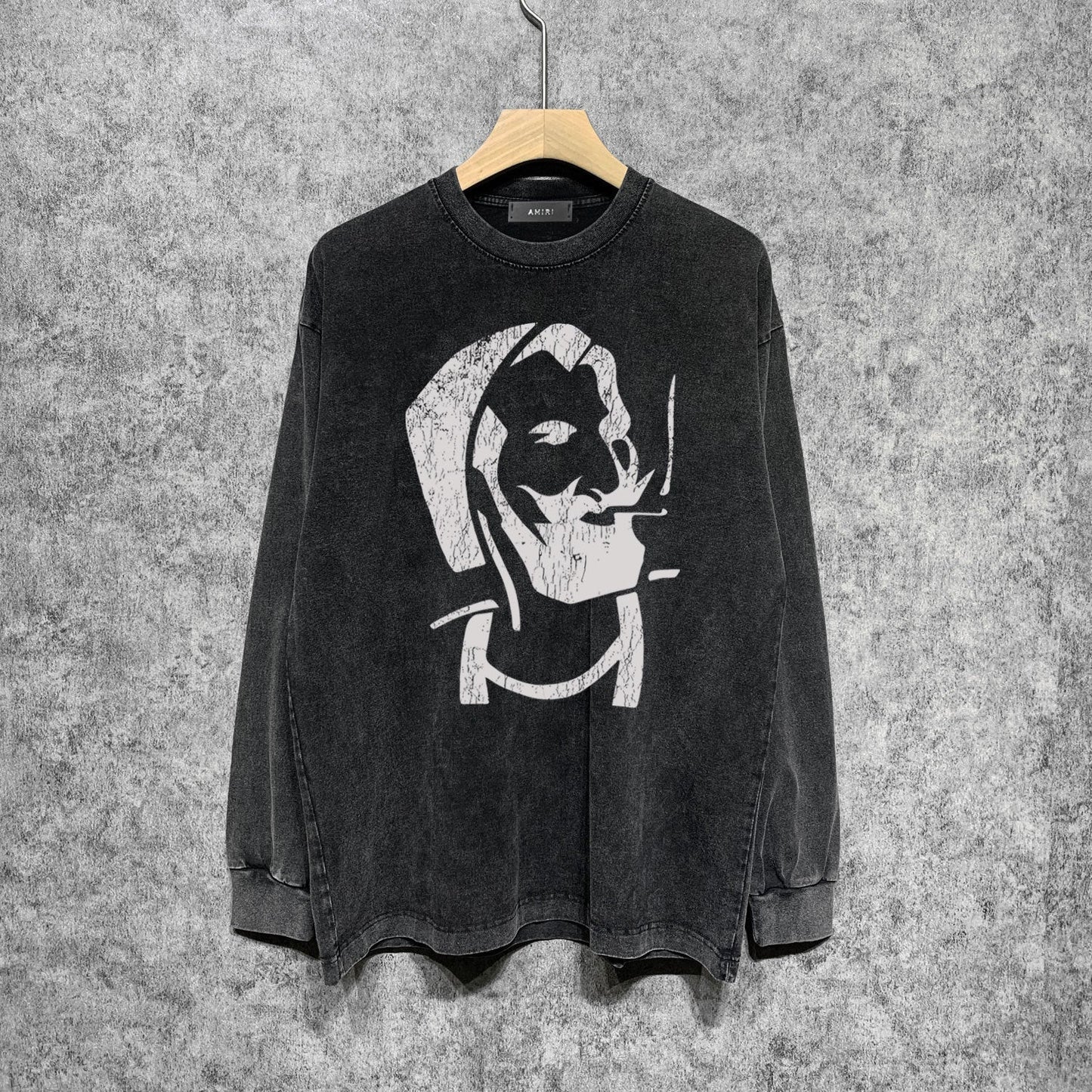 Amiri Long-Sleeve Shirt Vintage Long Sleeve T-shirt