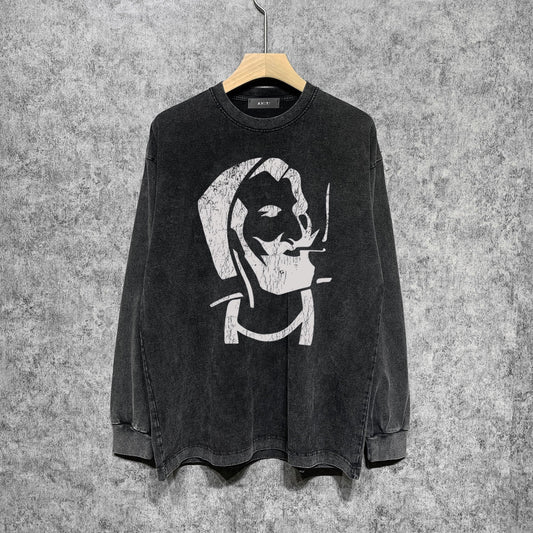 Amiri Long-Sleeve Shirt Vintage Long Sleeve T-shirt