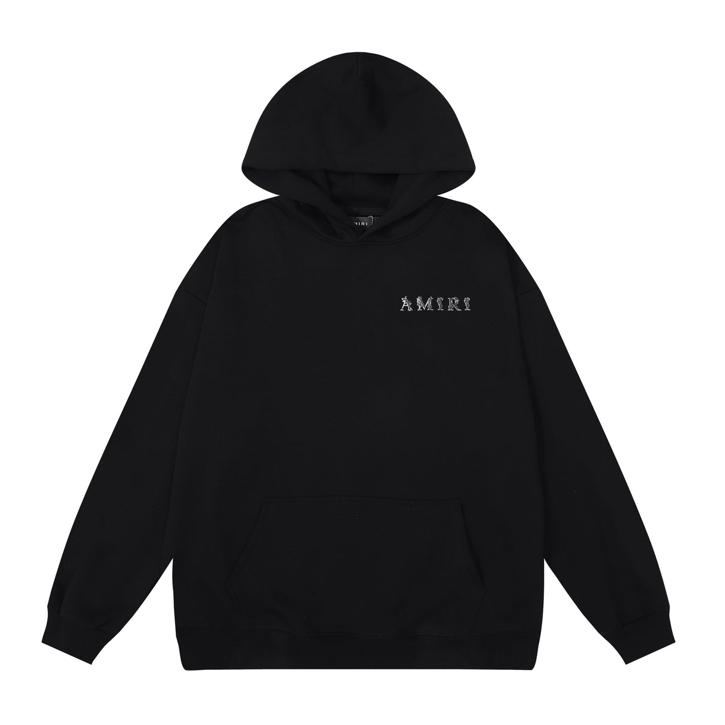 Amiri Hoodie OW Seagrass Alphabet Print Hooded Sweater Men and Women