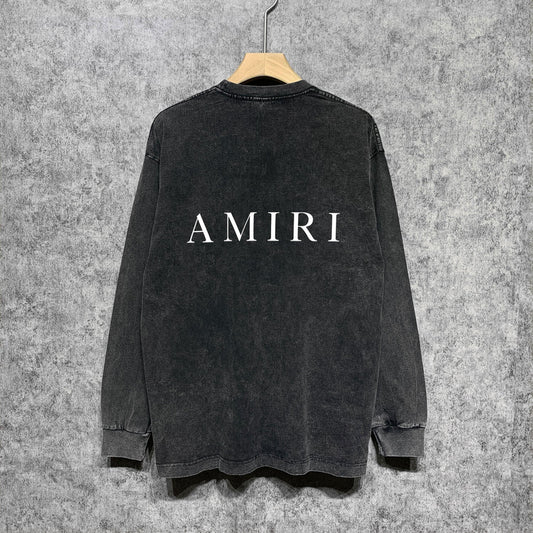 Amiri Long-Sleeve Shirt Vintage Long Sleeve T-shirt