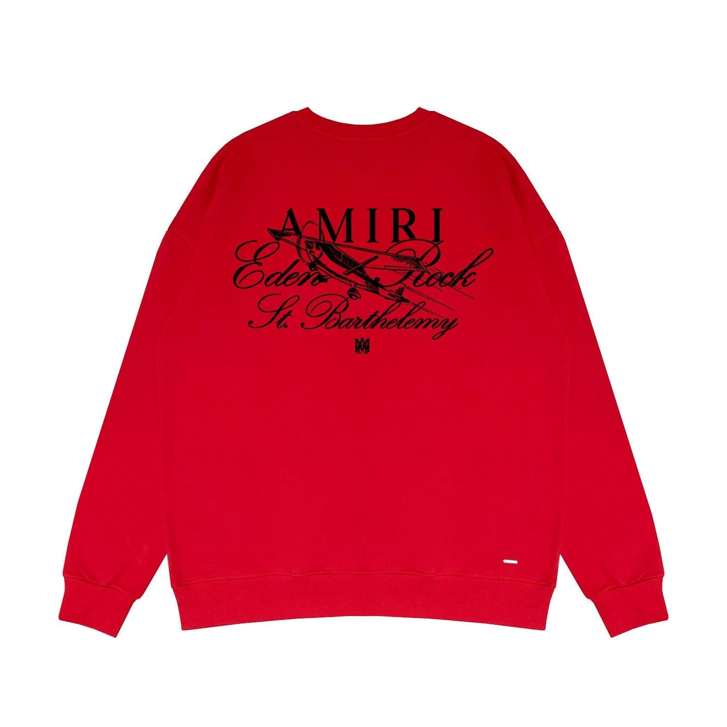 Amiri Long Sleeved Shirt Fashion Brand Crew Sweatshirts round Neck Sweater