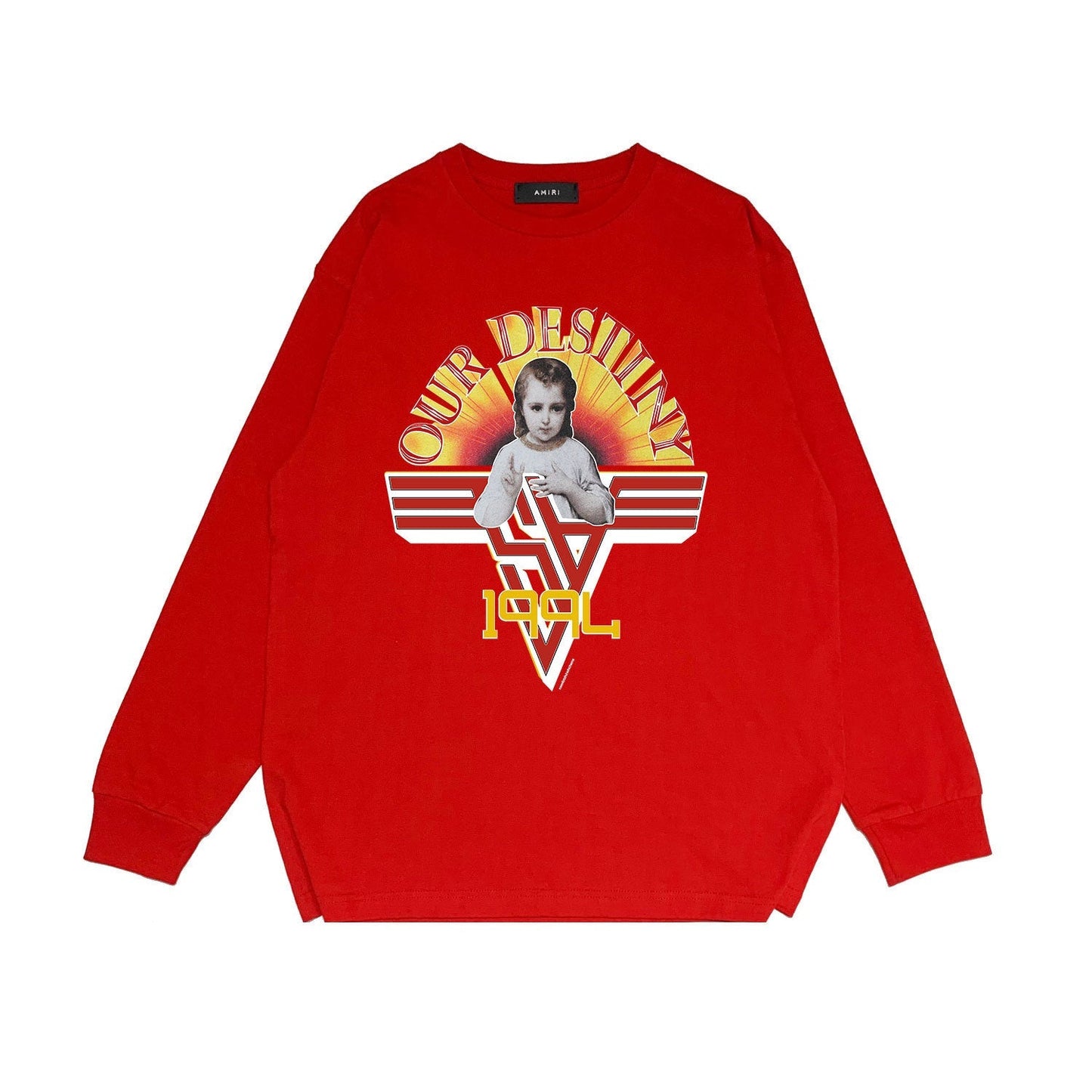 Amiri Long Sleeve Shirt Long Sleeve Long-Sleeved T-Shirt Blouse