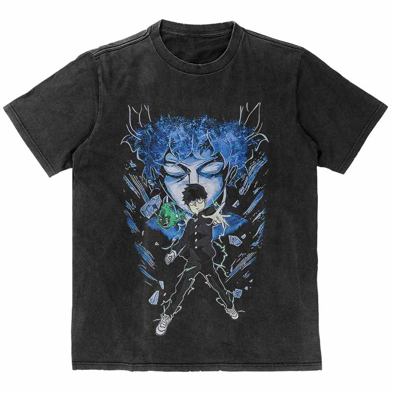 2024Men Hip Hop Streetwear Japanese Manga T-Shirt NEW Casual