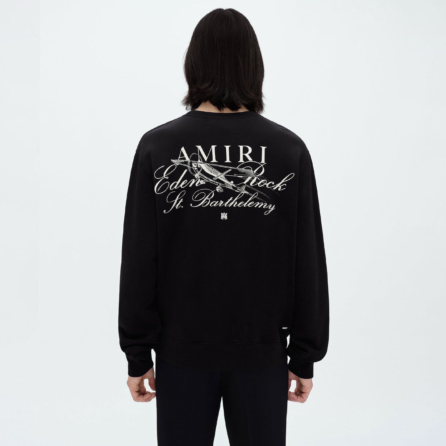 Amiri Long Sleeved Shirt Fashion Brand Crew Sweatshirts round Neck Sweater