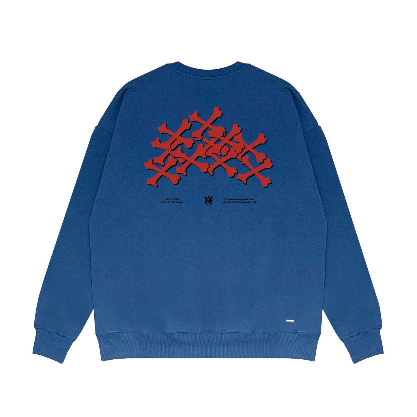 Amiri Long Sleeved Shirt Fashion Brand Crew Sweatshirts round Neck Sweater