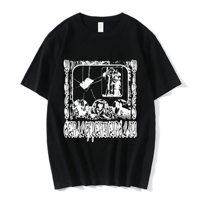 2024Anime Print Serial Experiments Lain  Cotton T-Shirt