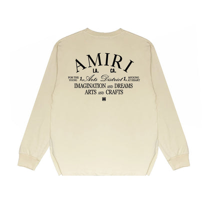 Amiri Long Sleeve Shirt Long Sleeve Long-Sleeved T-shirt Blouse