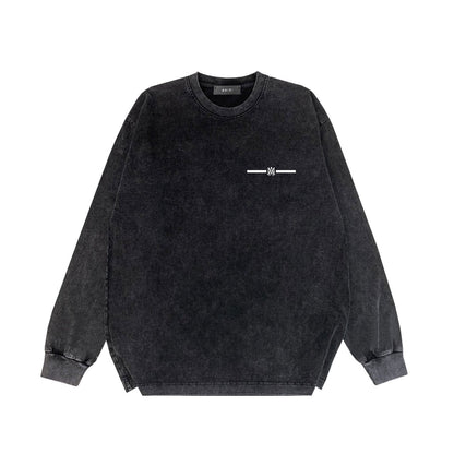 Amiri Long-Sleeve Shirt Vintage Distressed Long Sleeve T-shirt