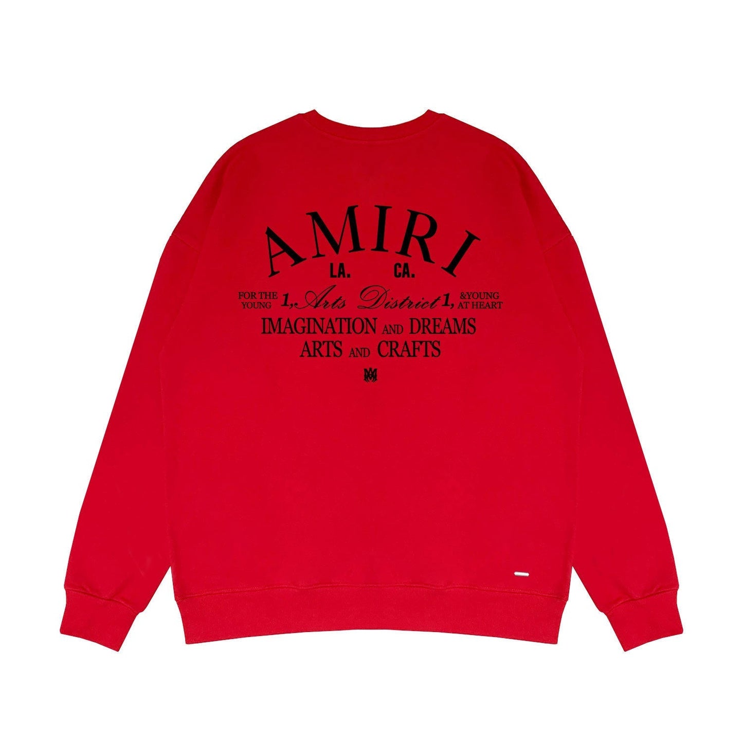 Amiri Long Sleeved Shirt Fashion Brand Crew Sweatshirts round Neck Sweater