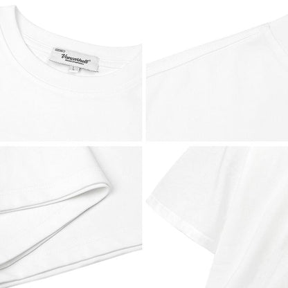 American vintage street T-shirt retro men loose summer