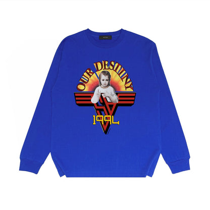 Amiri Long Sleeve Shirt Long Sleeve Long-Sleeved T-Shirt Blouse