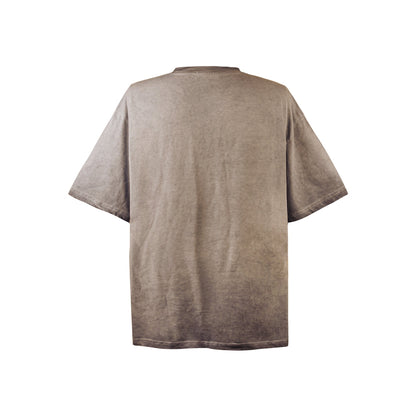American vintage street T-shirt vintage men's summer loose half sleeve