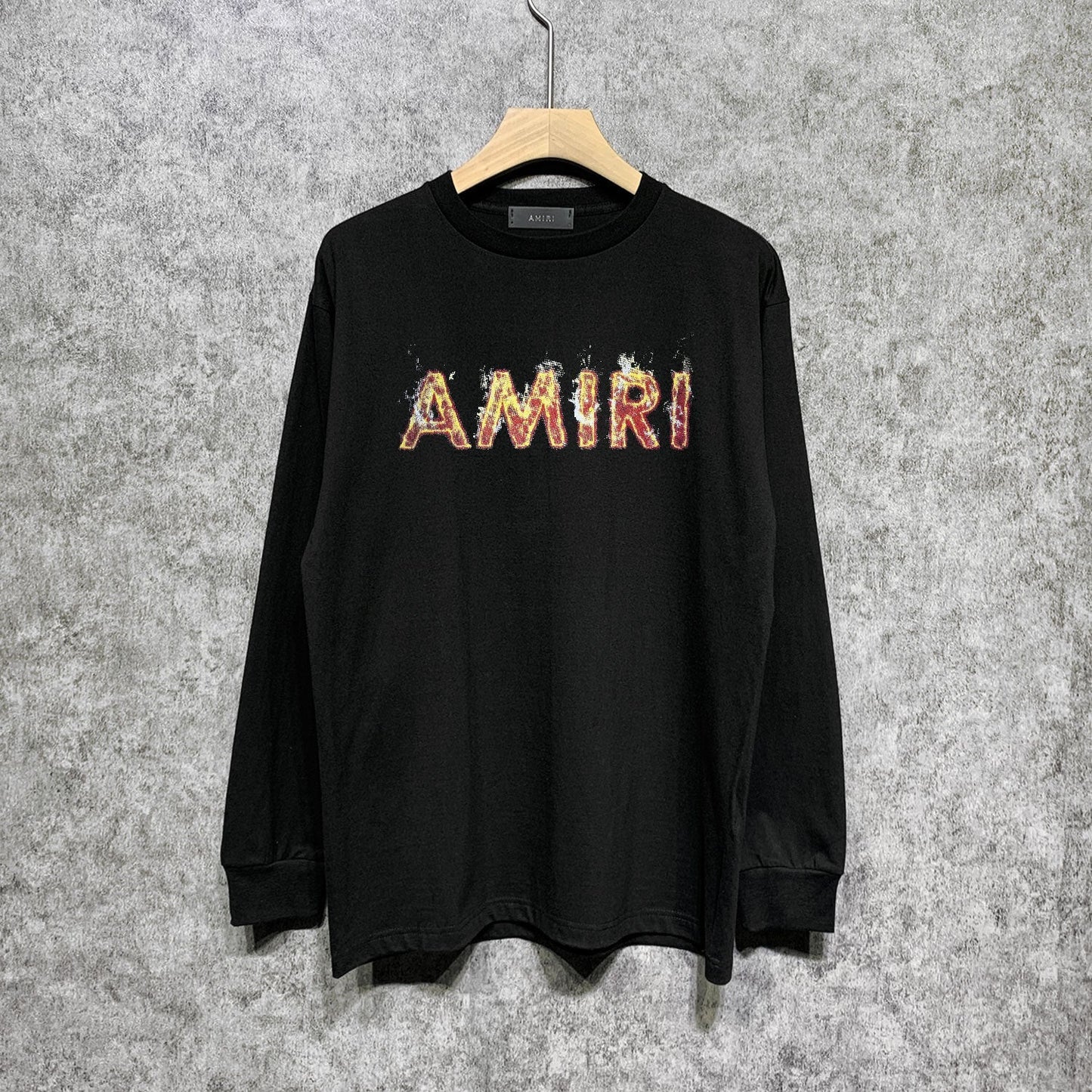 Amiri Long Sleeve Shirt Fashion Brand Long Sleeve Long-Sleeved T-shirt Blouse