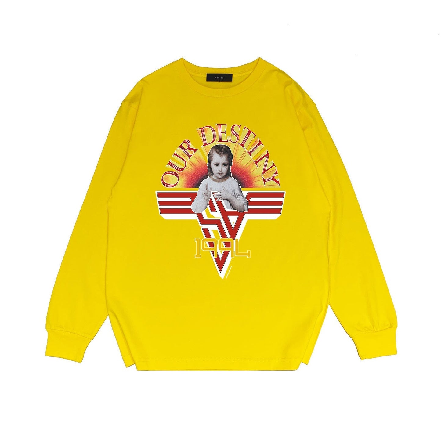 Amiri Long Sleeve Shirt Long Sleeve Long-Sleeved T-Shirt Blouse