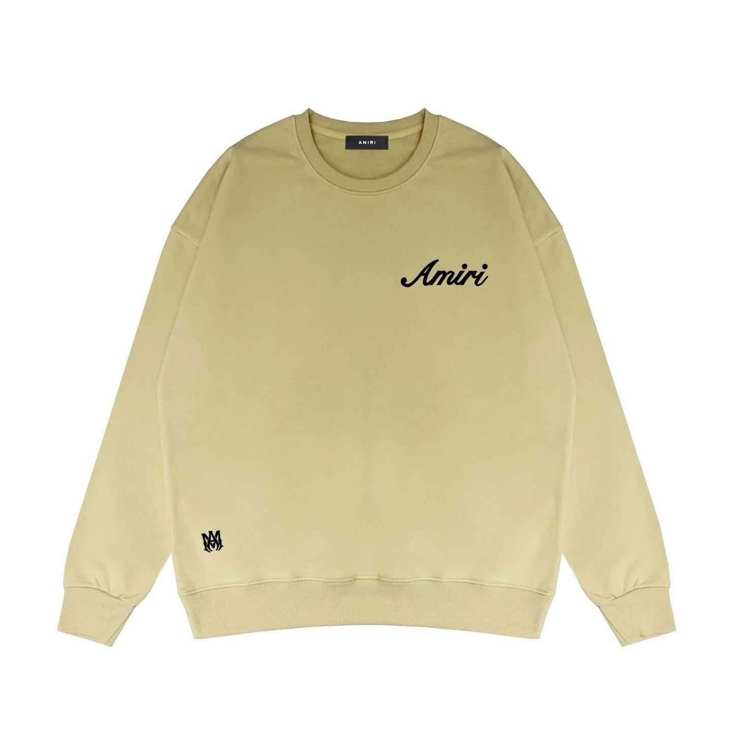 Amiri Long Sleeved Shirt Fashion Brand Crew Sweatshirts round Neck Sweater