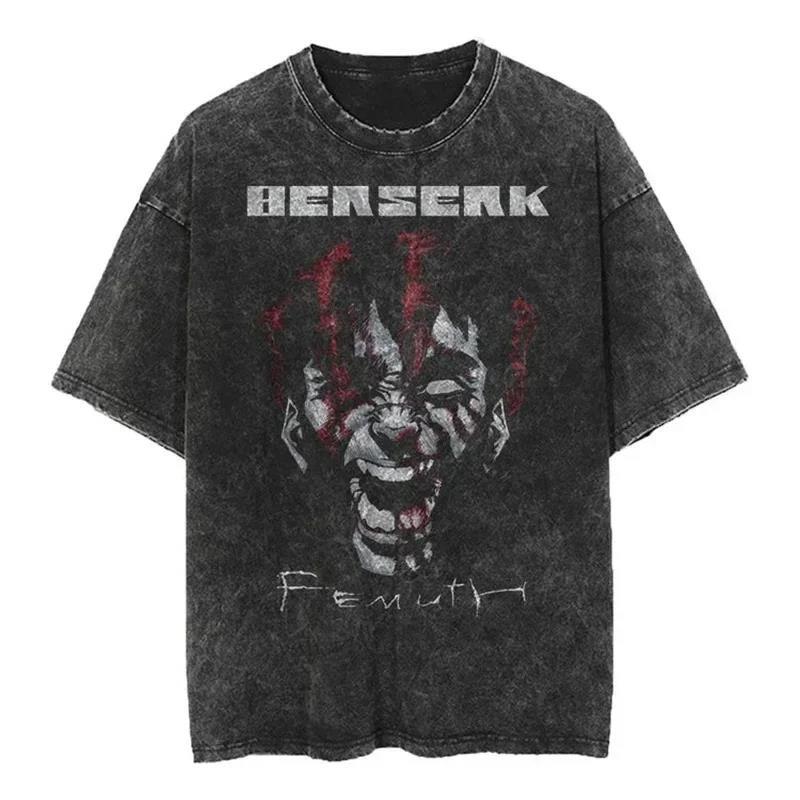 2024Streetwear Tshirt Japanese Anime Graphic Vintage Washed (Part 2)