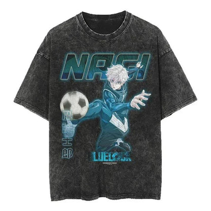 2024Streetwear Tshirt Japanese Anime Graphic Vintage Washed (Part 2)