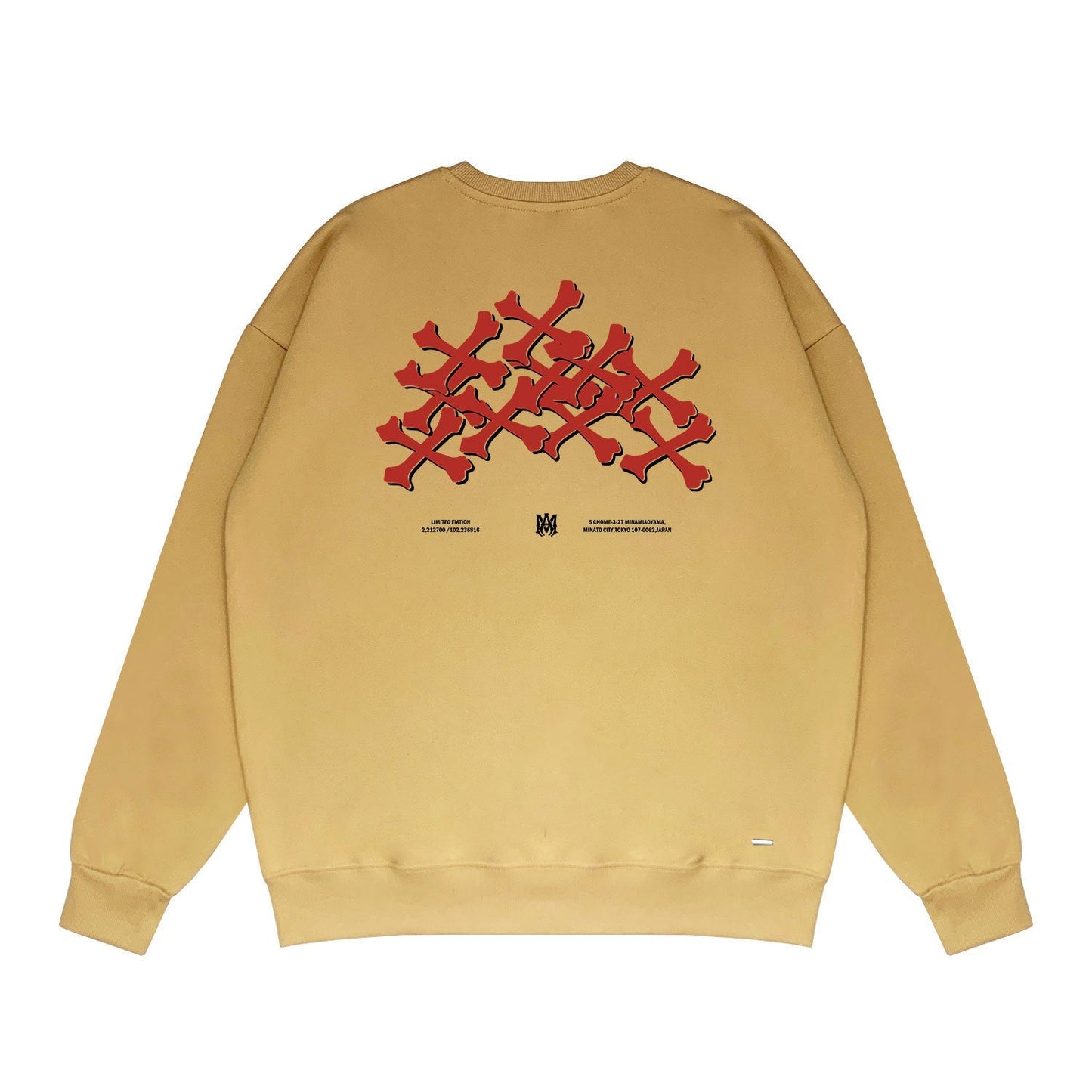 Amiri Long Sleeved Shirt Fashion Brand Crew Sweatshirts round Neck Sweater