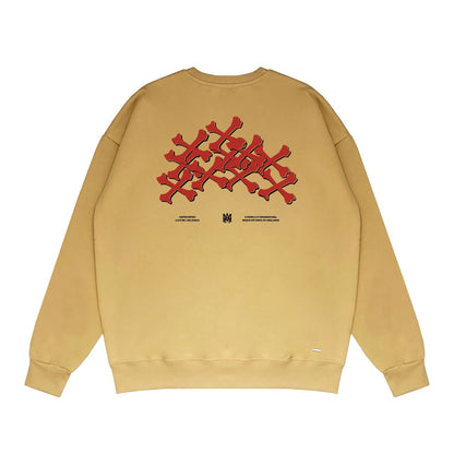 Amiri Long Sleeved Shirt Fashion Brand Crew Sweatshirts round Neck Sweater