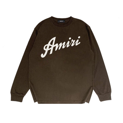Amiri Long Sleeve Shirt Long Sleeve Long-Sleeved T-Shirt Blouse