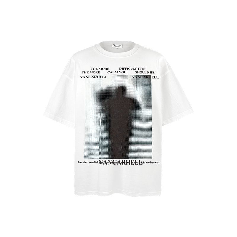 American vintage street T-shirt men's loose top