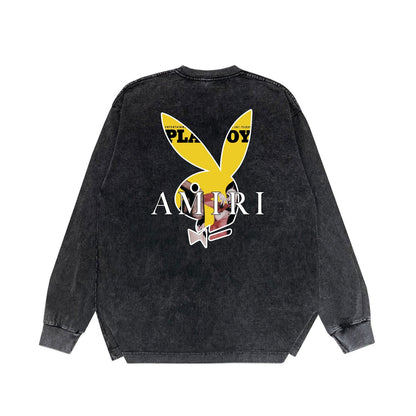 Amiri Long-Sleeve Shirt Vintage Long Sleeve T-shirt