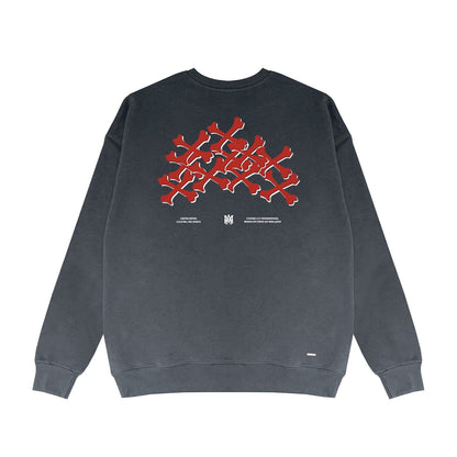 Amiri Long Sleeved Shirt Fashion Brand Crew Sweatshirts round Neck Sweater
