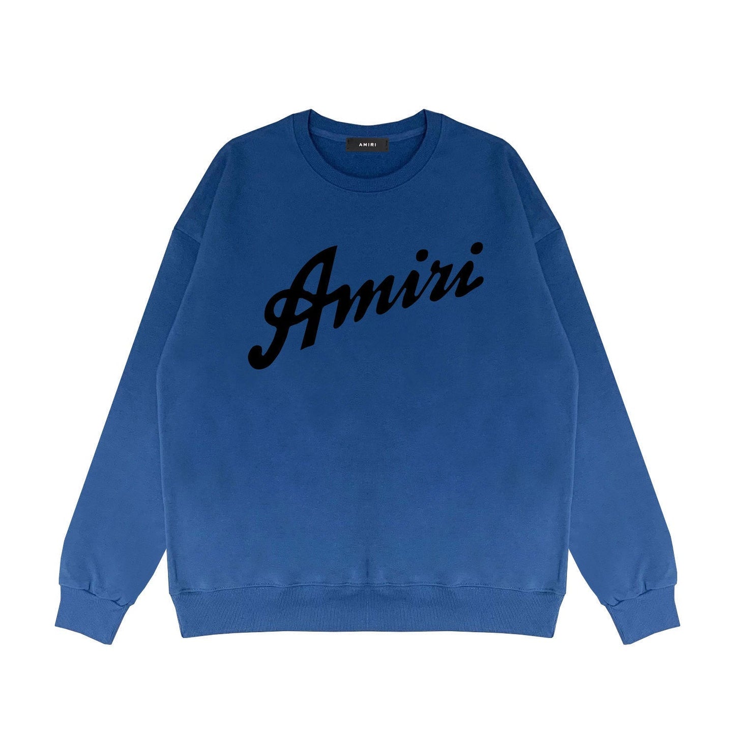 Amiri Long Sleeved Shirt Fashion Brand Crew Sweatshirts round Neck Sweater