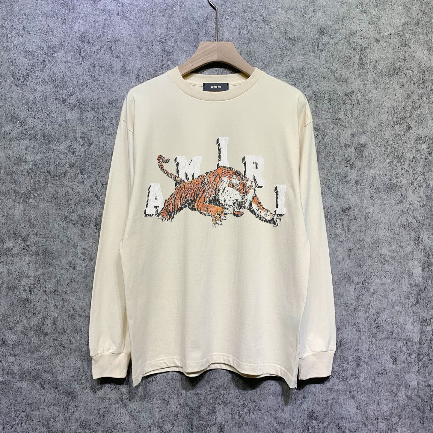 Amiri Long Sleeve Shirt Fashion Brand Long Sleeve Long-Sleeved T-shirt Blouse