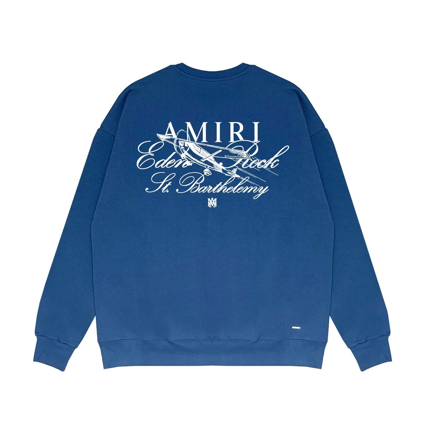 Amiri Long Sleeved Shirt Fashion Brand Crew Sweatshirts round Neck Sweater